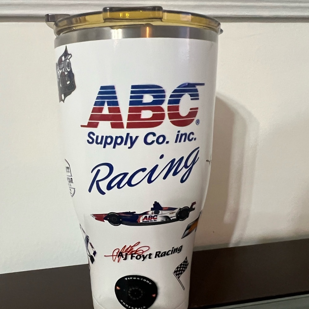 AJ Foyt ABC Supply Racing ORCAIndy Car Tumbler